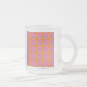 pop Art Happy Faces Matglas Koffiemok