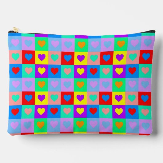 Pop Art Hart Patroon Etui (Voorkant)