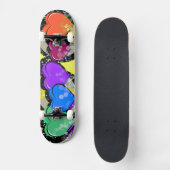 Pop Art Harten Skateboarddek Persoonlijk Skateboard (Voorkant)