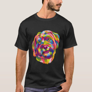 Pop Art Havanese Schattigee Poot Huisdier Gift Man T-shirt