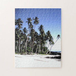 Pop Art Hawaii Island Travel Beach Palm Treins Legpuzzel