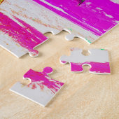 Pop Art Hawaii - Travel Beach Palm Tree Legpuzzel (Zijkant)