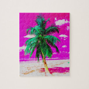Pop Art Hawaii - Travel Beach Palm Tree Legpuzzel