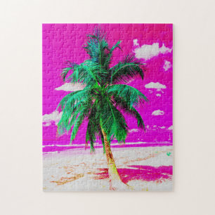 Pop Art Hawaii - Travel Beach Palm Tree Legpuzzel