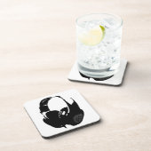 Pop Art Headphone Bier Onderzetter (Rechterzijde)
