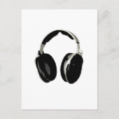 Pop Art Headphone Briefkaart (Voorkant)