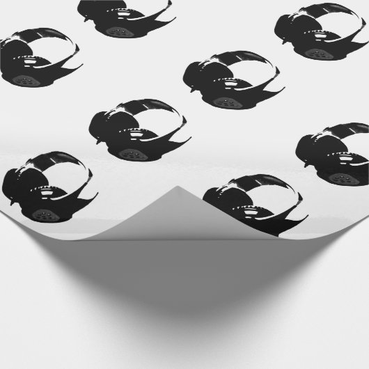 Pop Art Headphone Cadeaupapier (Hoek)