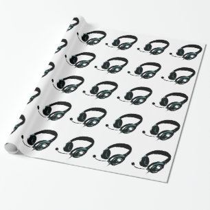 Pop Art Headphone Cadeaupapier