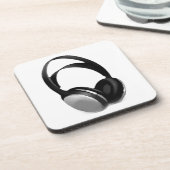 Pop Art Headphone Drankjes Onderzetter (Linkerzijde)