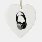 Pop Art Headphone Keramisch Ornament (Rechts)