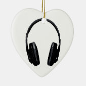 Pop Art Headphone Keramisch Ornament (Rechts)