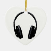 Pop Art Headphone Keramisch Ornament (Voorkant)
