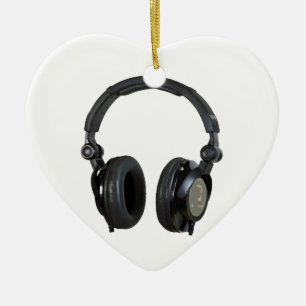 Pop Art Headphone Keramisch Ornament