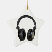 Pop Art Headphone Keramisch Ornament (Rechts)