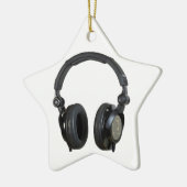 Pop Art Headphone Keramisch Ornament (Links)