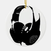 Pop Art Headphone Keramisch Ornament (Voorkant)