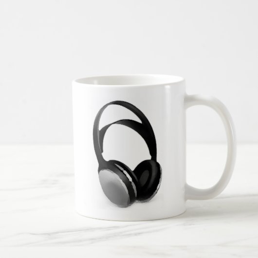 Pop Art Headphone Koffiemok (Rechts)