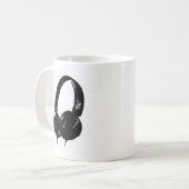 Pop Art Headphone Koffiemok (Voorkant links)