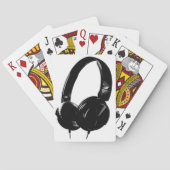 Pop Art Headphone Pokerkaarten (Achterkant)