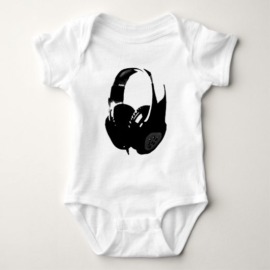 Pop Art Headphone Romper (Voorkant)