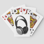 Pop Art Headphone Speelkaarten (Achterkant)