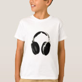Pop Art Headphone T-shirt (Voorkant)