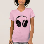 Pop Art Headphone T-shirt (Voorkant)