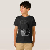 Pop Art Headphone T-shirt (Voorkant volledig)