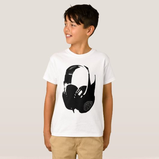 Pop Art Headphone T-shirt (Voorkant volledig)