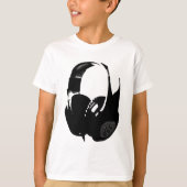 Pop Art Headphone T-shirt (Voorkant)