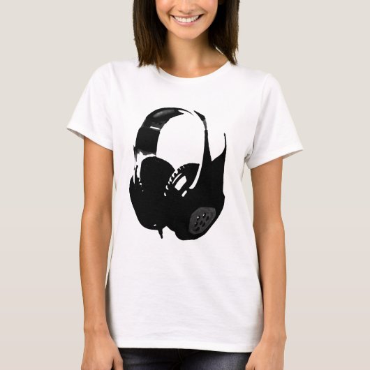 Pop Art Headphone T-shirt (Voorkant)