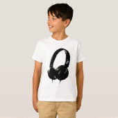 Pop Art Headphone T-shirt (Voorkant volledig)