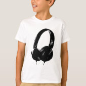 Pop Art Headphone T-shirt (Voorkant)