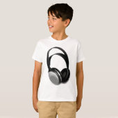 Pop Art Headphone T-shirt (Voorkant volledig)