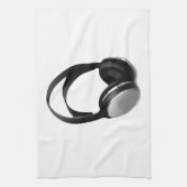 Pop Art Headphone Theedoek (Verticaal)