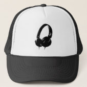 Pop Art Headphone Trucker Pet (Voorkant)
