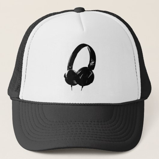 Pop Art Headphone Trucker Pet (Voorkant)