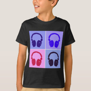 Pop Art Headphones T-shirt