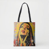 Pop Art Heilige Maagd Tote Bag (Voorkant)