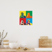 Pop Art Helder Kleuren Fotograaf Camera Decor Poster (Keuken)