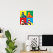 Pop Art Helder Kleuren Fotograaf Camera Decor Poster (Thuiskantoor)