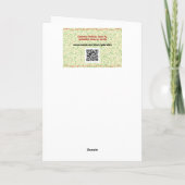 Pop Art Herten Dieren Kunst Kerst Vakantie Kaart (Achterkant)