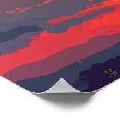 Pop Art Hete Luchtballon - Avontuur in de lucht Poster (Hoek)