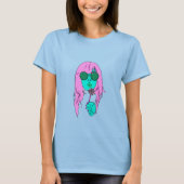 Pop Art Hippie Tie Dye T-shirt (Voorkant)