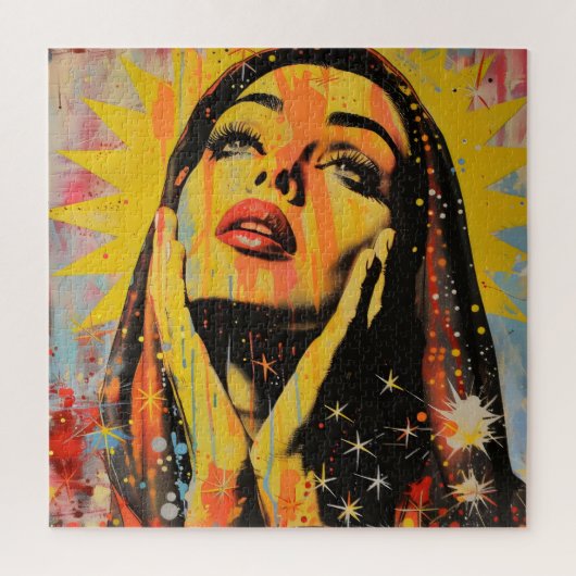 Pop Art Holy Mary Legpuzzel (Verticaal)