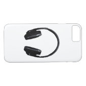 Pop Art Hoofdtelefoon iPhone 7 Hoesje (Achterkant (Horizontaal))