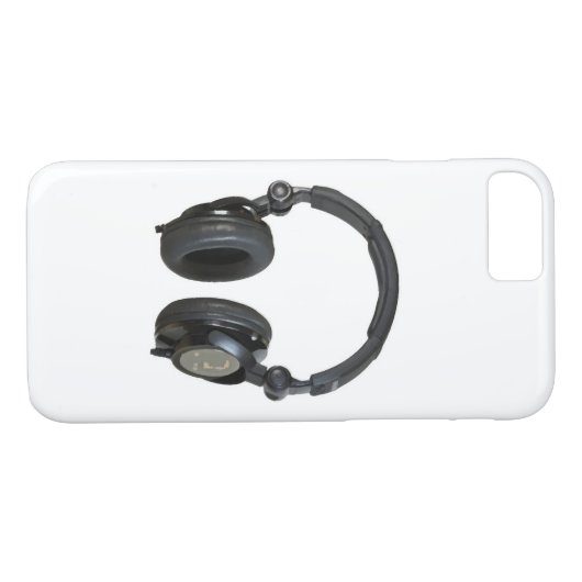 Pop Art Hoofdtelefoon iPhone 7 Hoesje (Achterkant (Horizontaal))