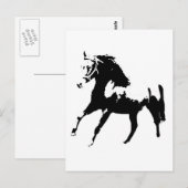 Pop Art Horse Briefkaart (Voorkant / Achterkant)