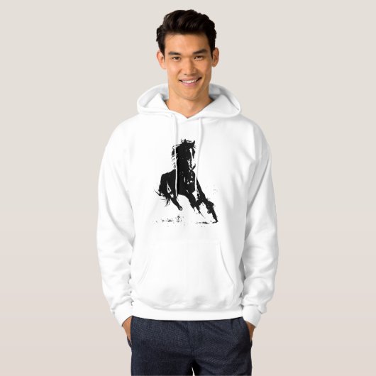 Pop Art Horse Hoodie (Voorkant volledig)