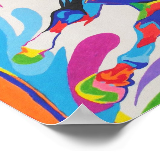 Pop Art Horse Poster (Hoek)